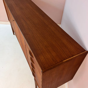 Sideboard Teak mit Vitrinenaufsatz aus Schweden