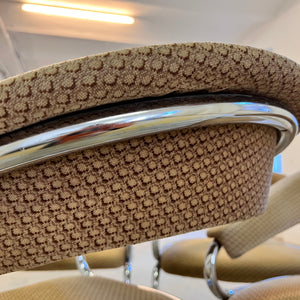 Freischwinger beige Chrom von Giotto Stoppino - Sehr guter Zustand