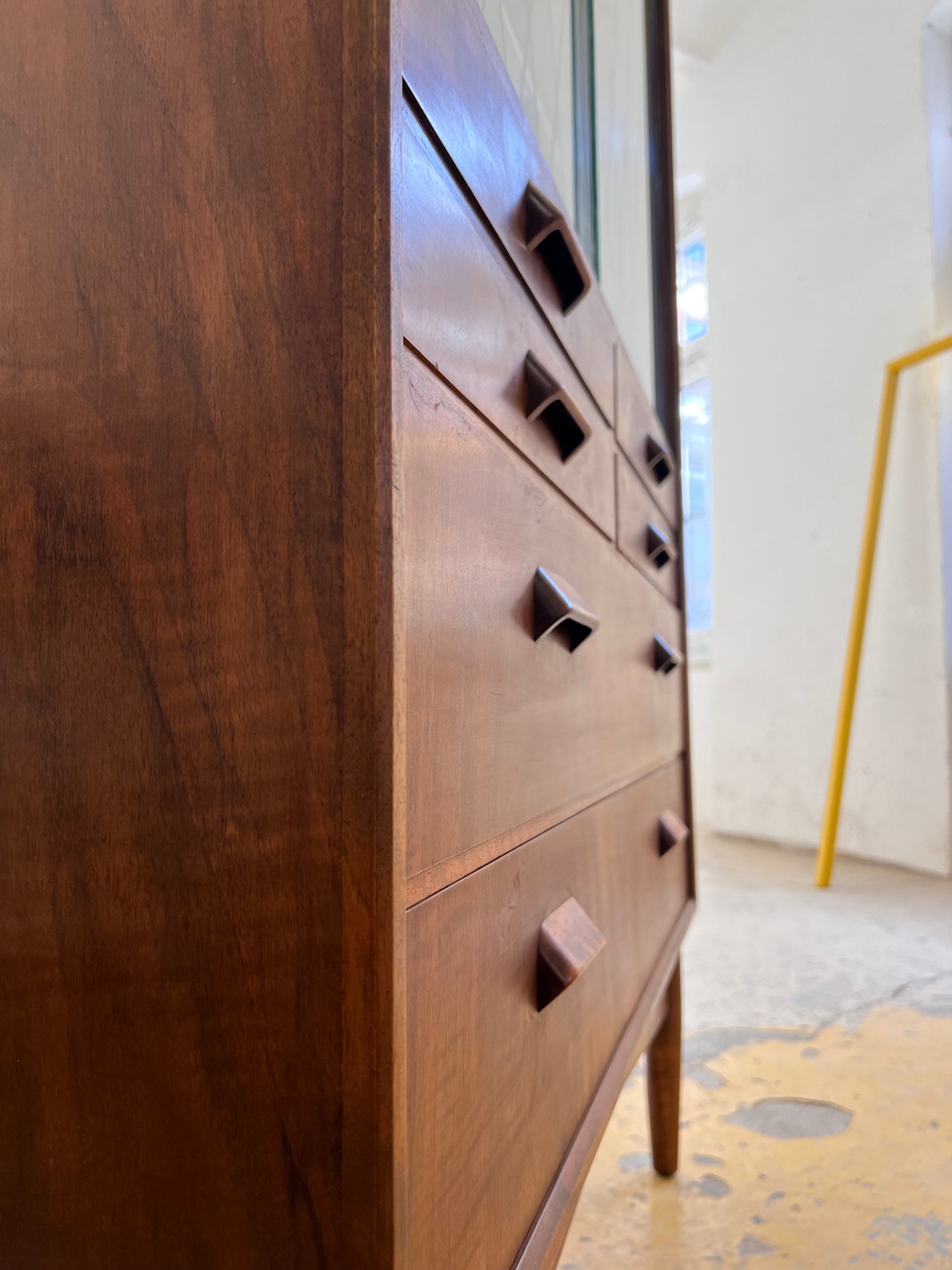 Vitrinenschrank Teak aus Dänemark