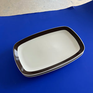 Porzellanservice orange braun von Eschenbach Bavaria