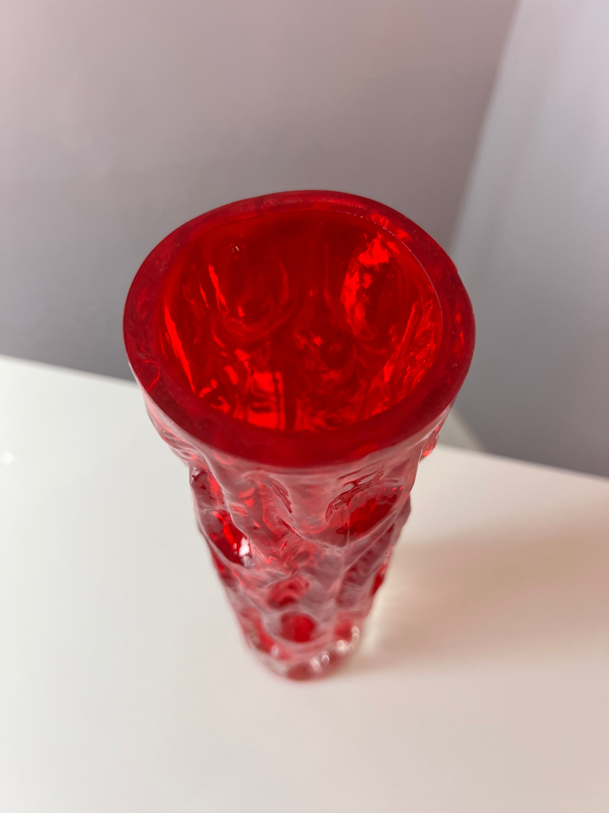 Vase rot von Ingrid Glas