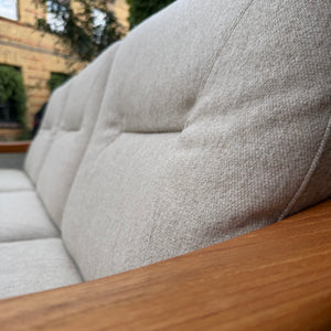 3-Sitzer Sofa Teak Wolle von Holstebro Møbelfabrik