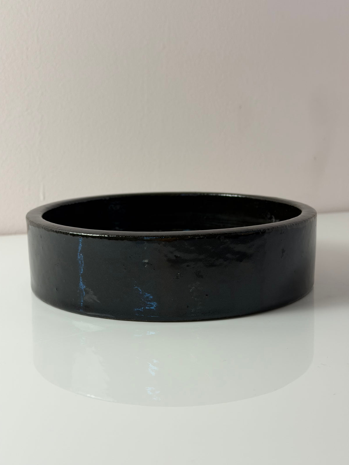 Schale braun-schwarz von Hasle Keramik