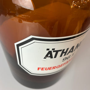 Apothekerglas Äthanol braun