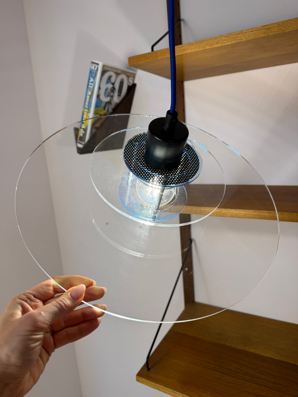 Lamellenlampe Modell Space Acrylglas von Design Light