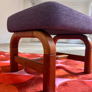 Hocker lila Teak von Preben Schou
