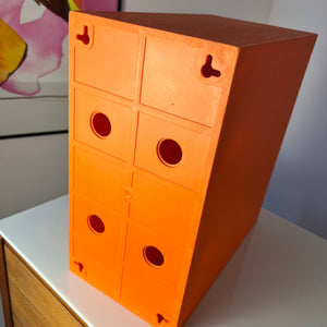 Plattenregal Kunststoff orange Dänemark