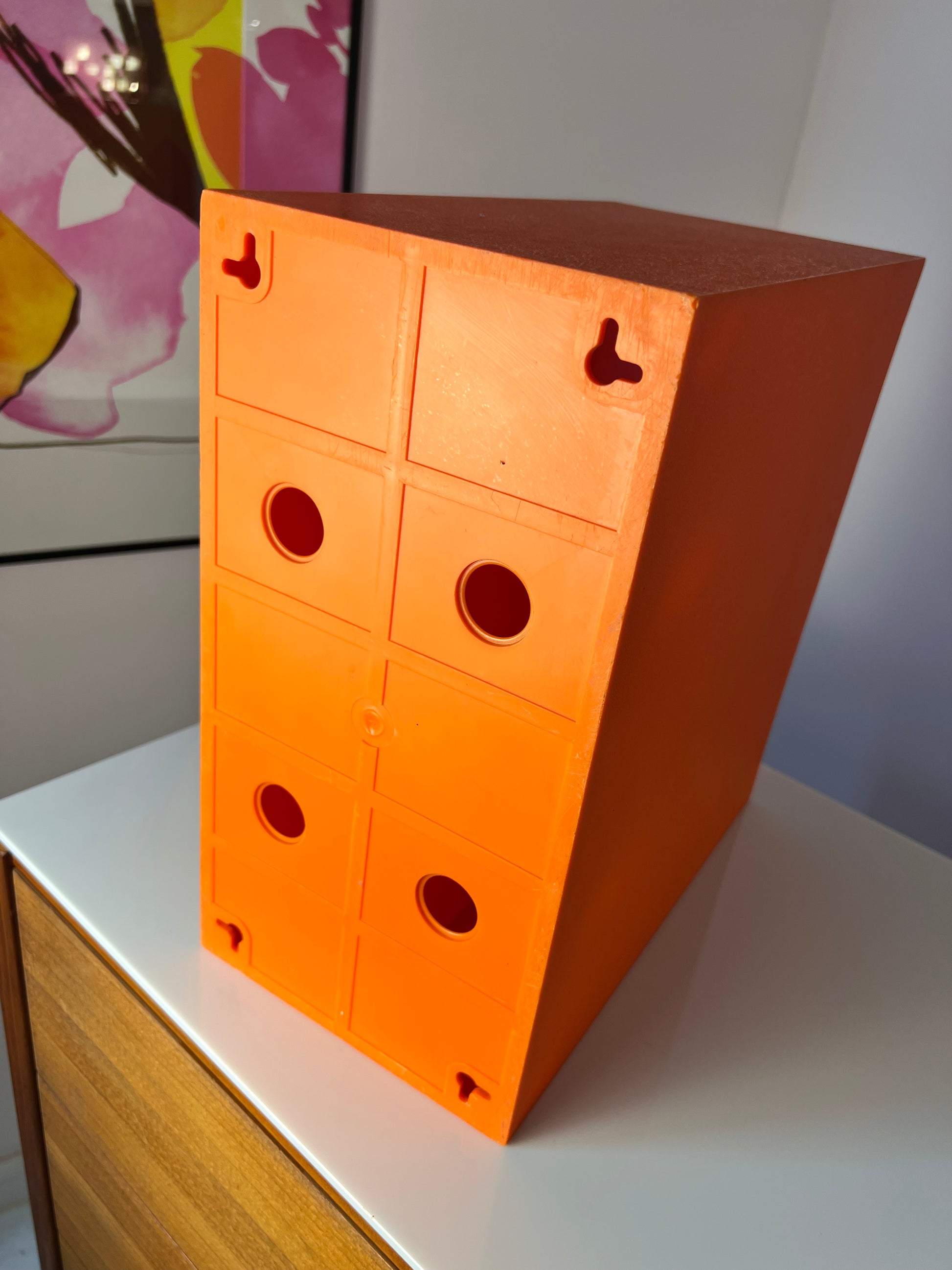 Plattenregal Kunststoff orange Dänemark