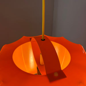 Hängelampe orange Kunststoff von Ilka Plast