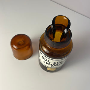Apothekerglas Sol. Succ. Liquirit. braun