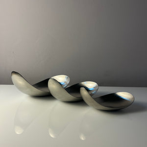 Set: Servierschalen Leaf von Helle Damkjær für Georg Jensen