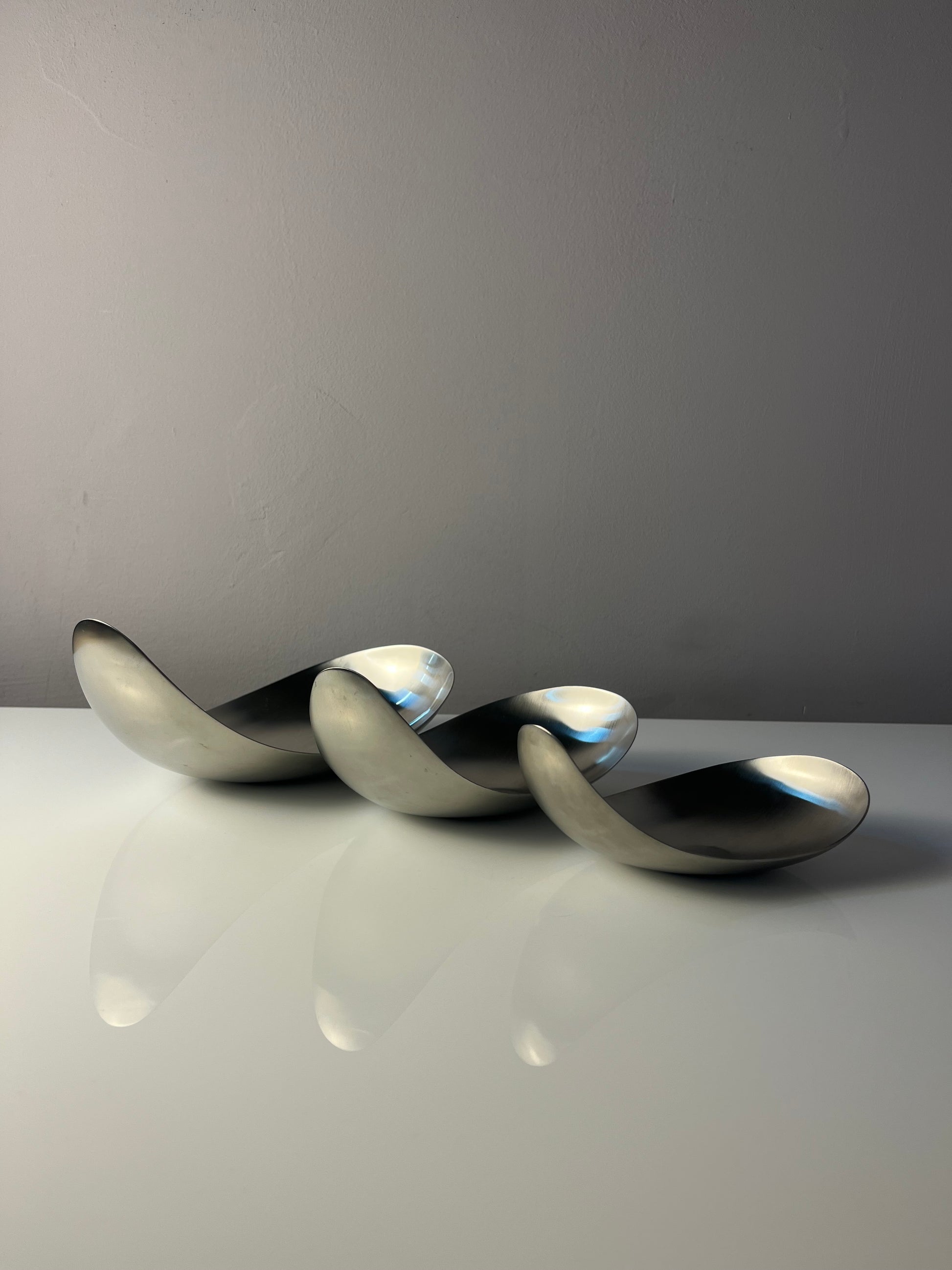 Set: Servierschalen Leaf von Helle Damkjær für Georg Jensen