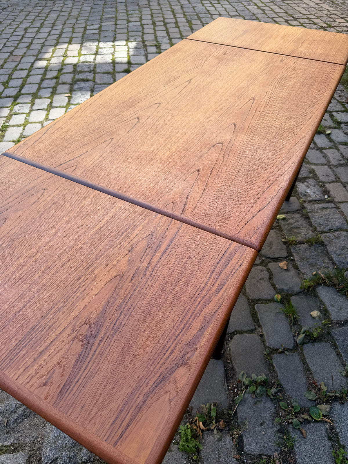 Ausziehbarer Esstisch Teak aus Dänemark
