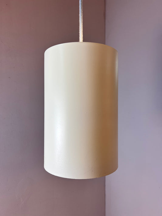 Zylinderlampe weiß neu lackiert von Fog & Mørup