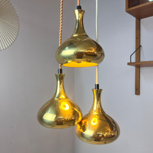Hängelampe Messing von Scandi Lamp