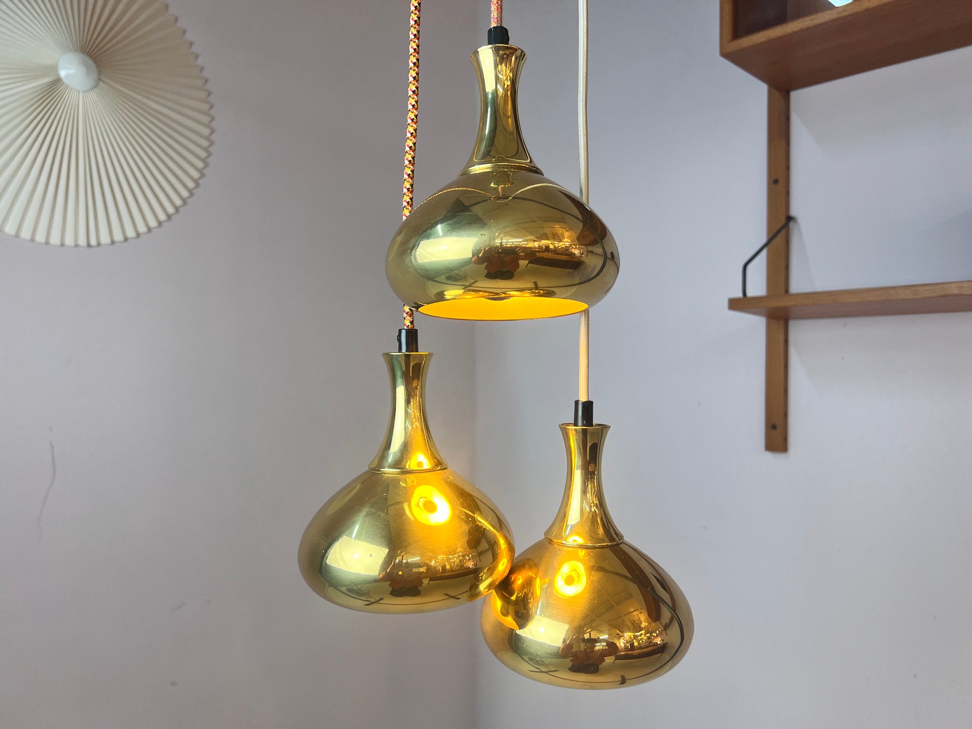Hängelampe Messing von Scandi Lamp