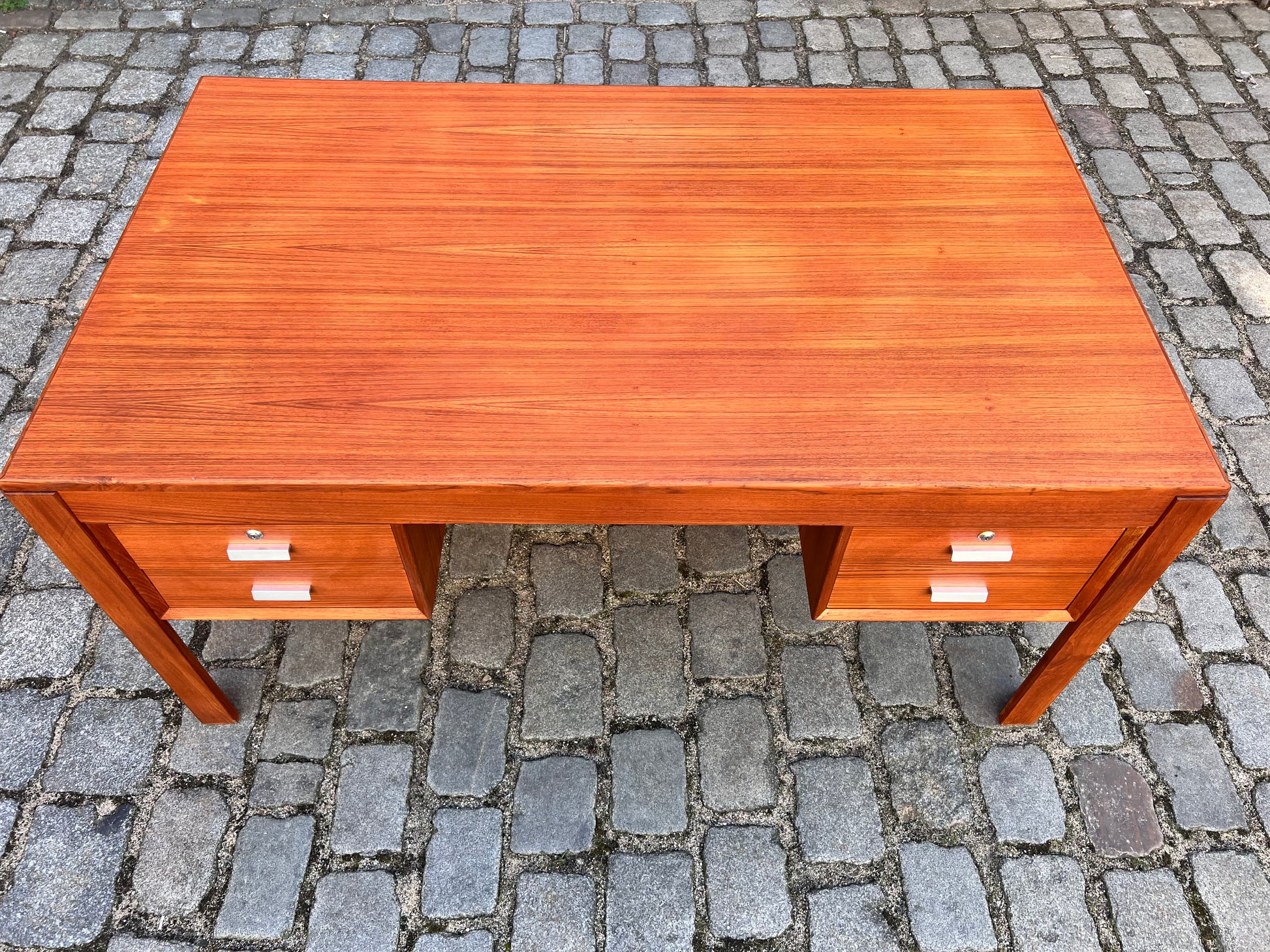 Doppel-Schreibtisch Teak von Erik Brouer für Brouer Møbelfabrik