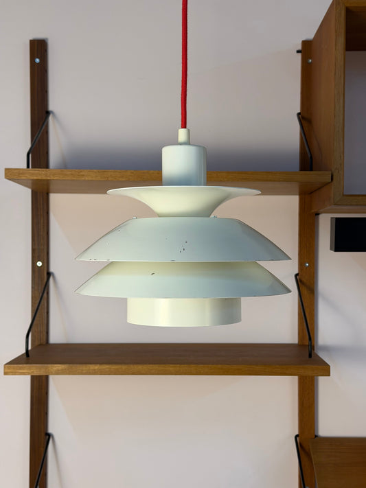 Lamellenlampe weiß aus Dänemark