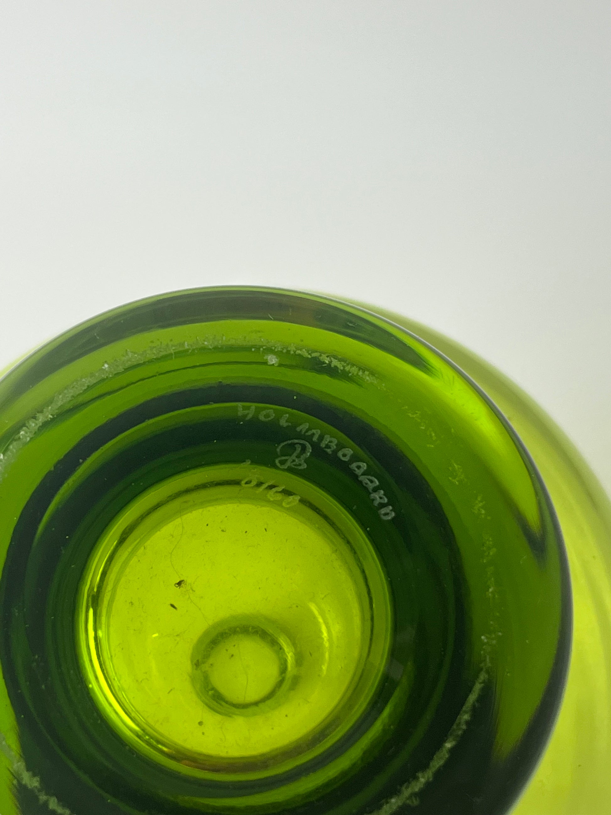 Vase Majgrøn von Per Lütken für Holmegaard