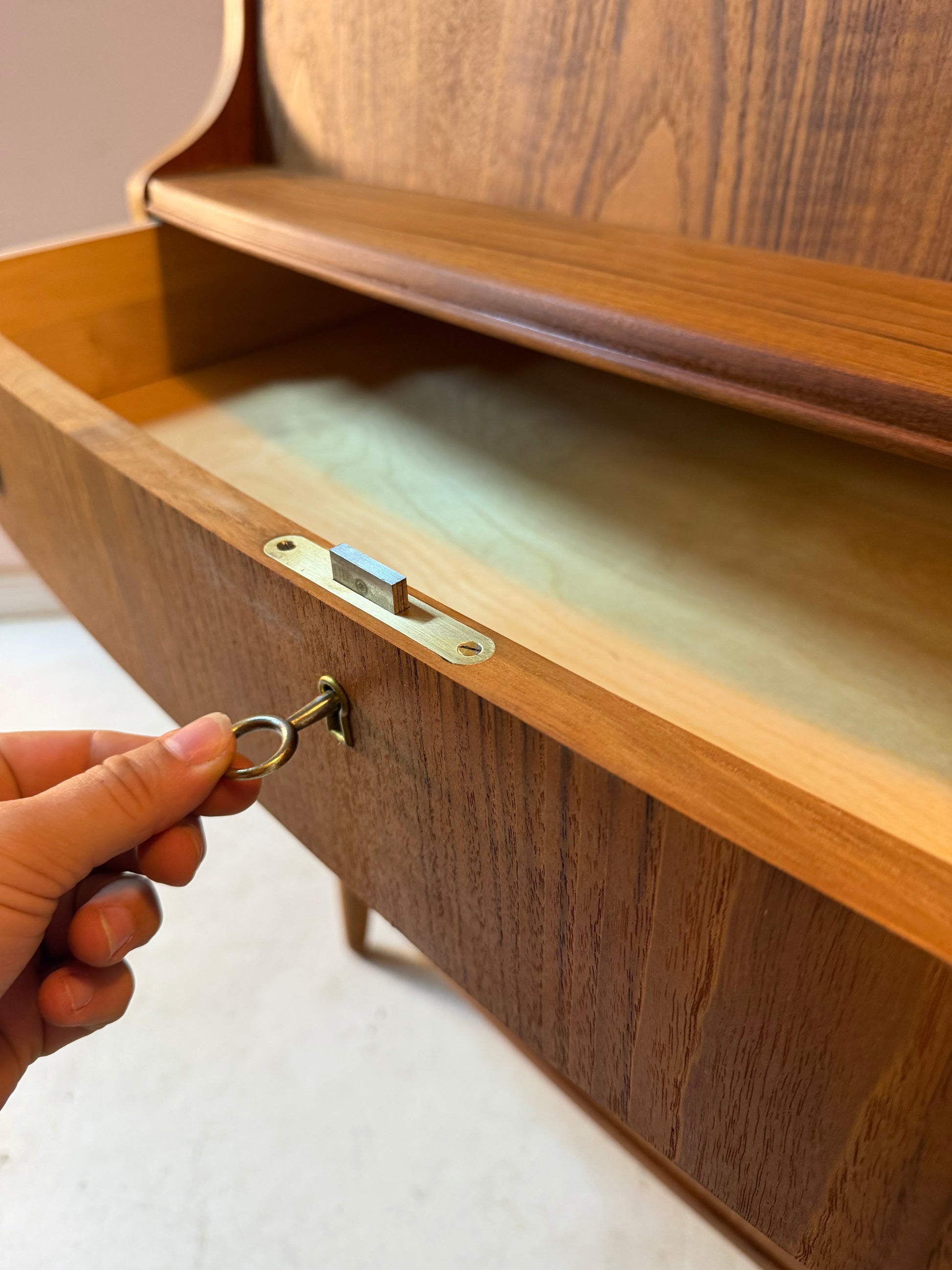 Sekretär Teak aus Dänemark