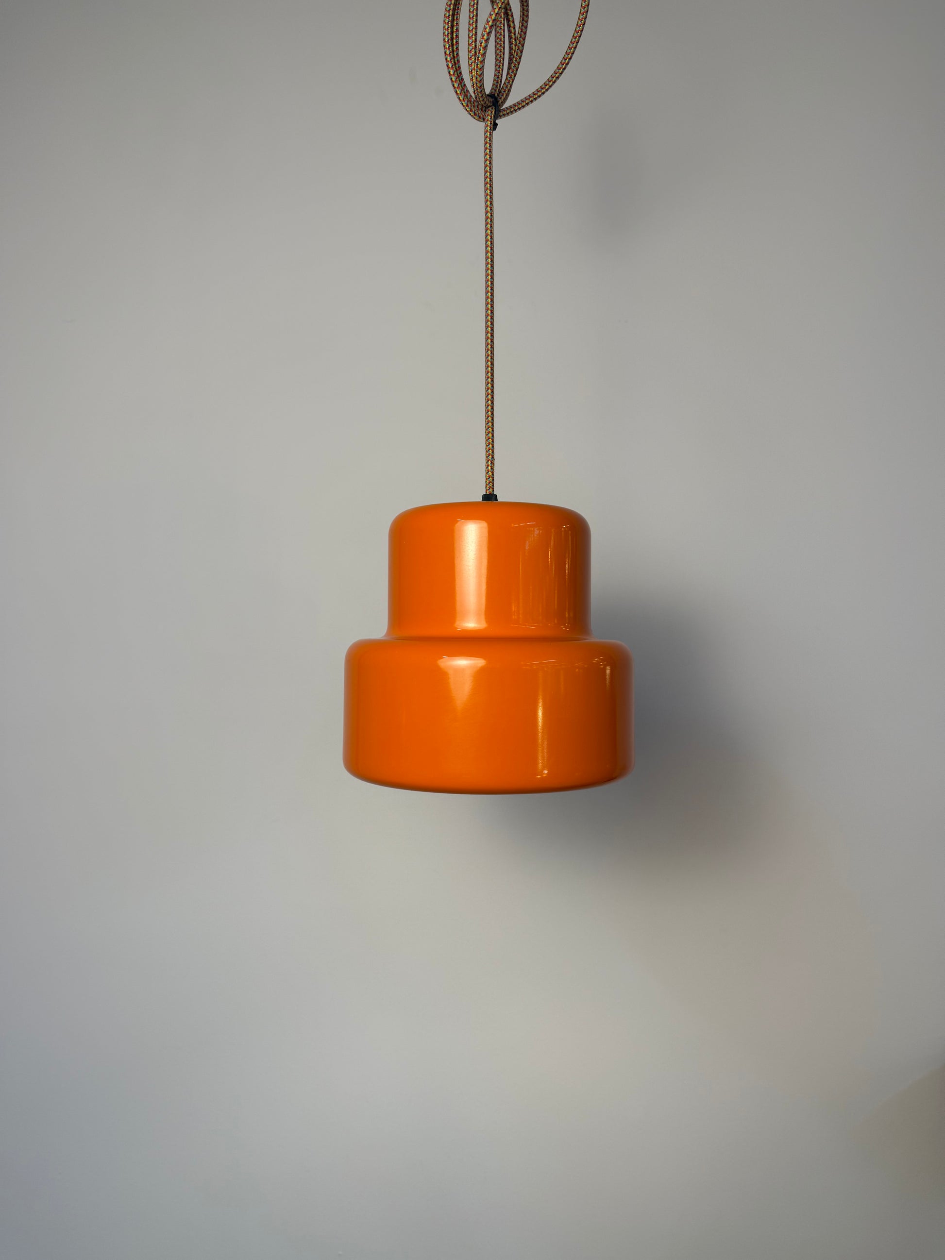 Hängelampe Poker orange von Jo Hammerborg für Fog & Mørup