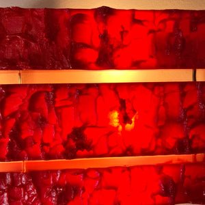 Wandlampe rot von Uwe Mersch