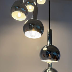 Kaskadenlampe 7-flammig Chrom von Richard Essig