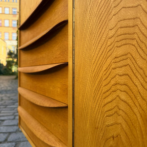 Highboard Typ 602/G Esche von Franz Ehrlich für Hellerau