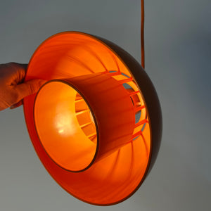 Hängelampen Minisol orange von K. Kewo für Nordisk Solar