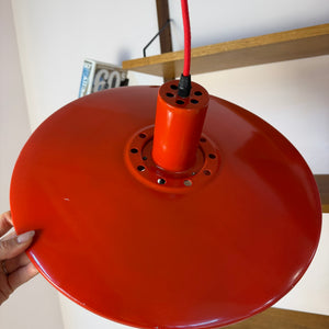 Lamellenlampe rot aus Dänemark