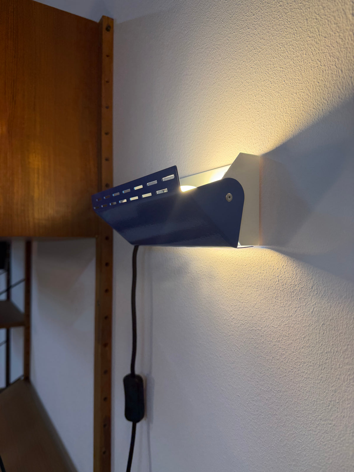 Wandlampe blau weiß von G&G Gramelsbacher