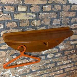 Halbrunde Garderobe Teak von Lysgaard Møbler