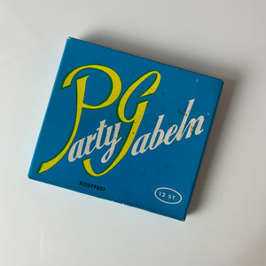 Set: Party Gabeln mit bunten Griffen