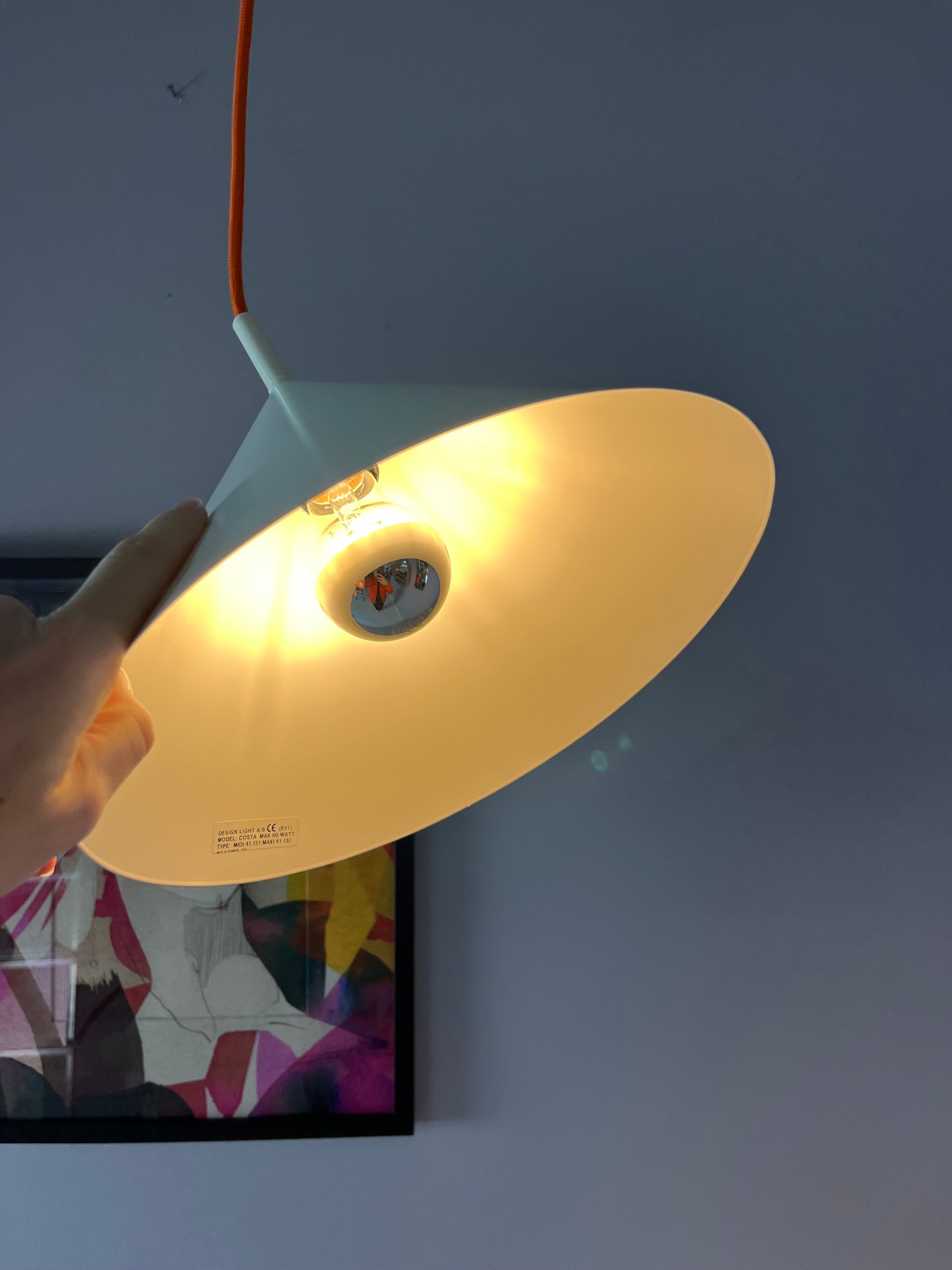 Hängelampe Costa weiß von Design Light