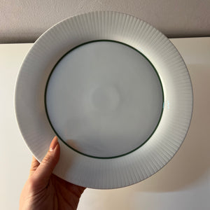 Set: 6x Speiseteller Modulation Secunda grün von Tapio Wirkkala für Rosenthal