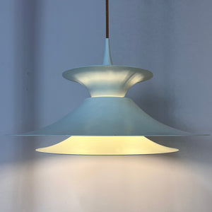 Lamellenlampe 'Radius' weiß von Erik Blaslev für Fog & Mørup