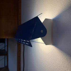 Wandlampe blau weiß von G&G Gramelsbacher