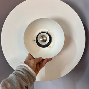 Lamellenlampe hellgrau aus Dänemark