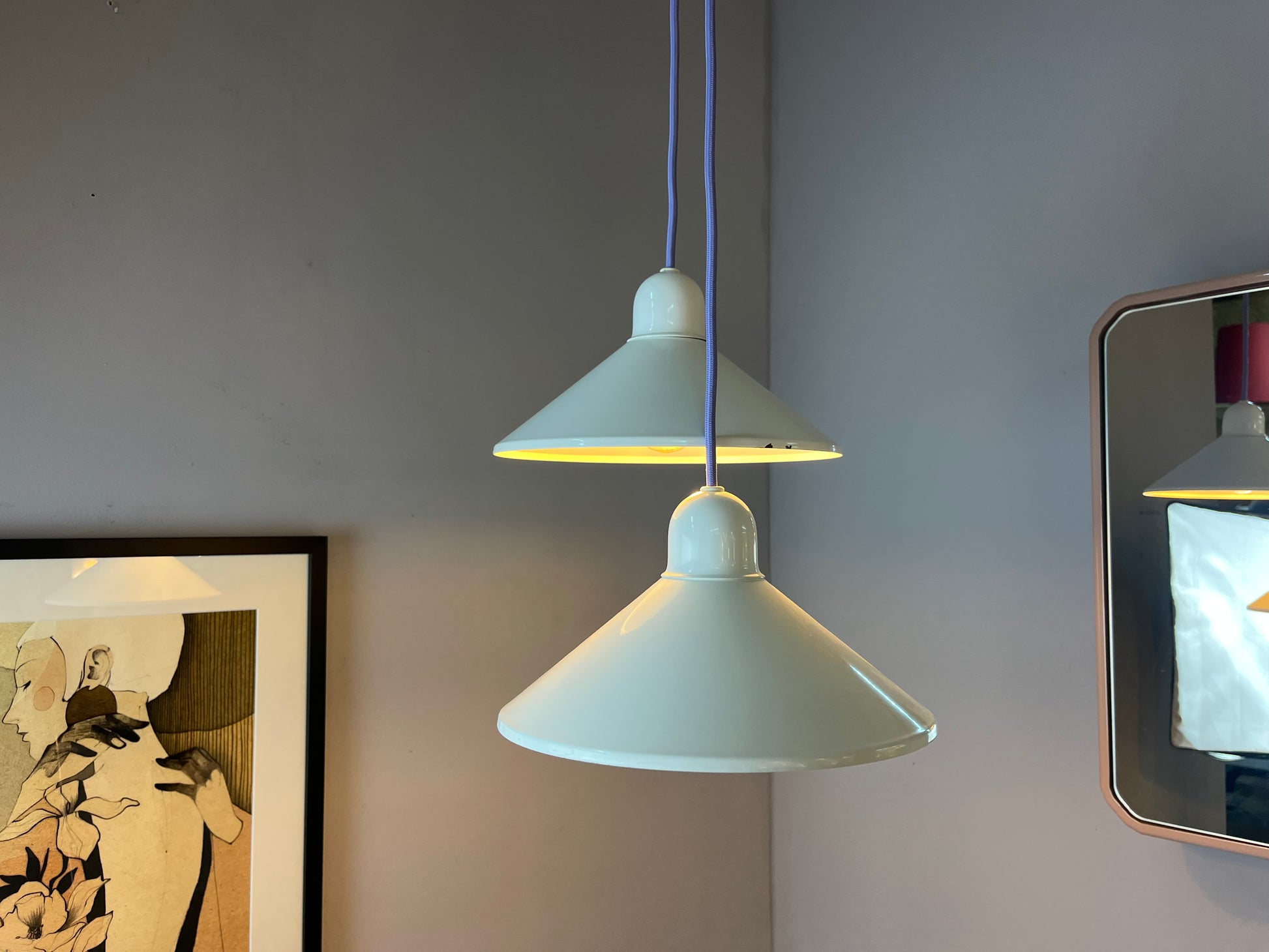 Hängelampe Typ 734 weiß von Horn