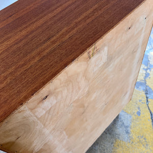 Kommode Teak mit eingelassenen Griffen aus Dänemark