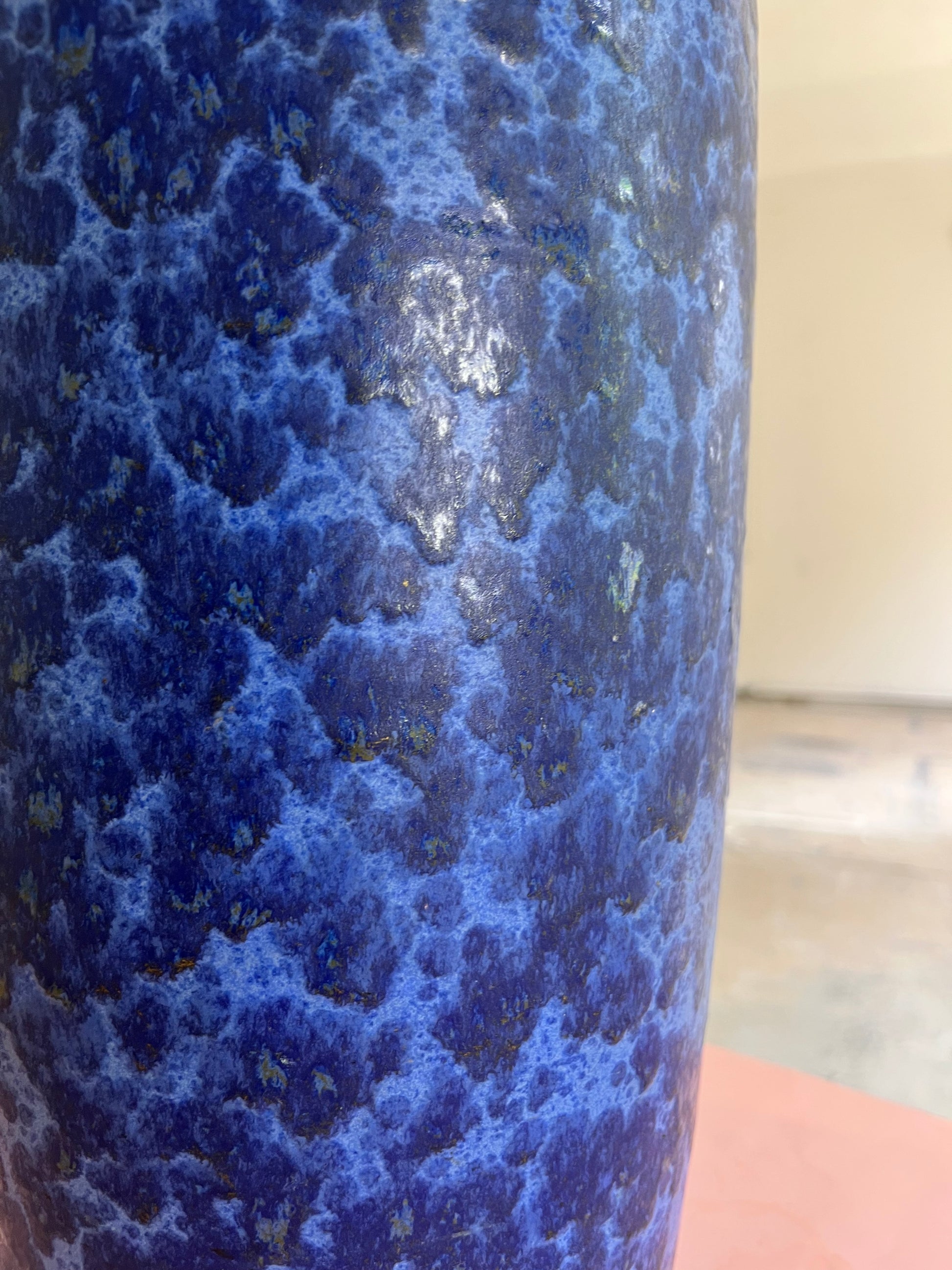 Bodenvase 517-45 dunkelblau von Scheurich West Germany
