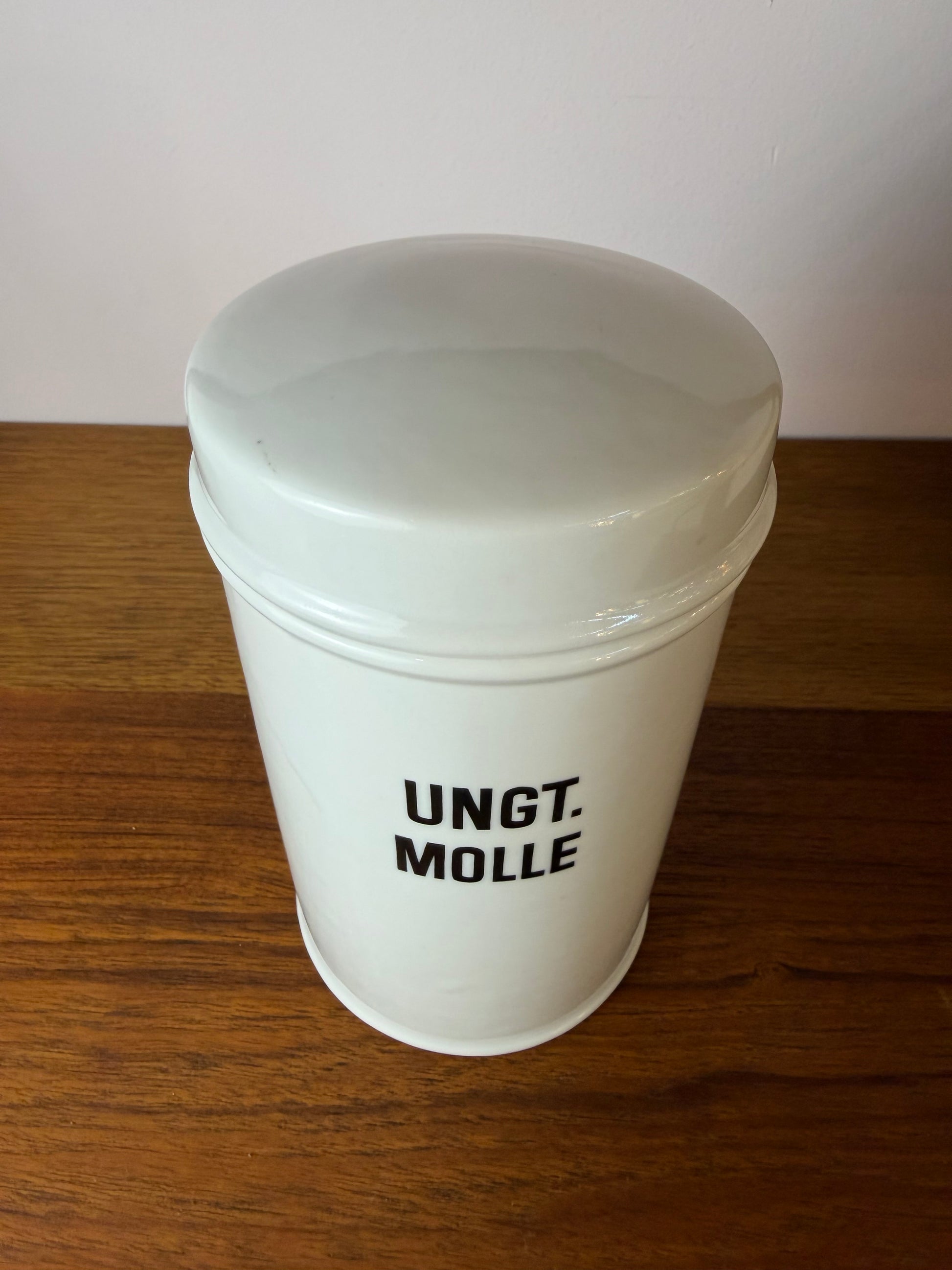 Apothekerdose Ungt. Molle weiß Porzellan - 1000 ml