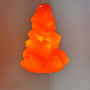 Hängelampe „Alaska“ klein orange von Peill & Putzler