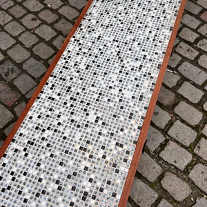 Sideboard Teak mit Fliesen und Schloss