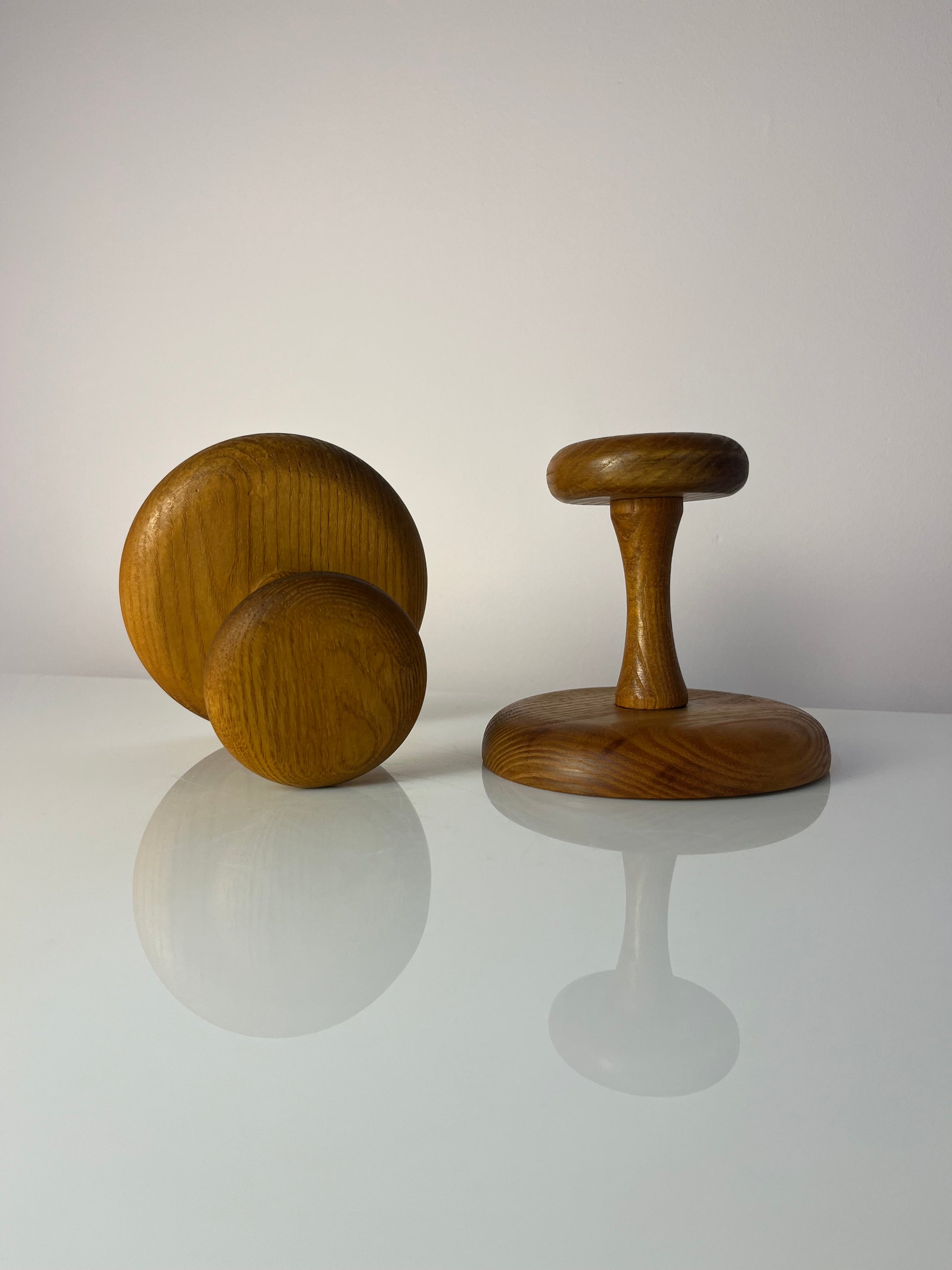 Set: 2x Wandhaken Eiche