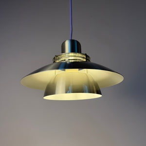 Lamellenlampe silber aus Dänemark