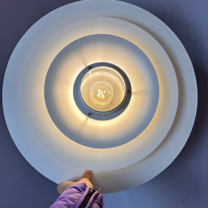 Lamellenlampe weiß von Jeka