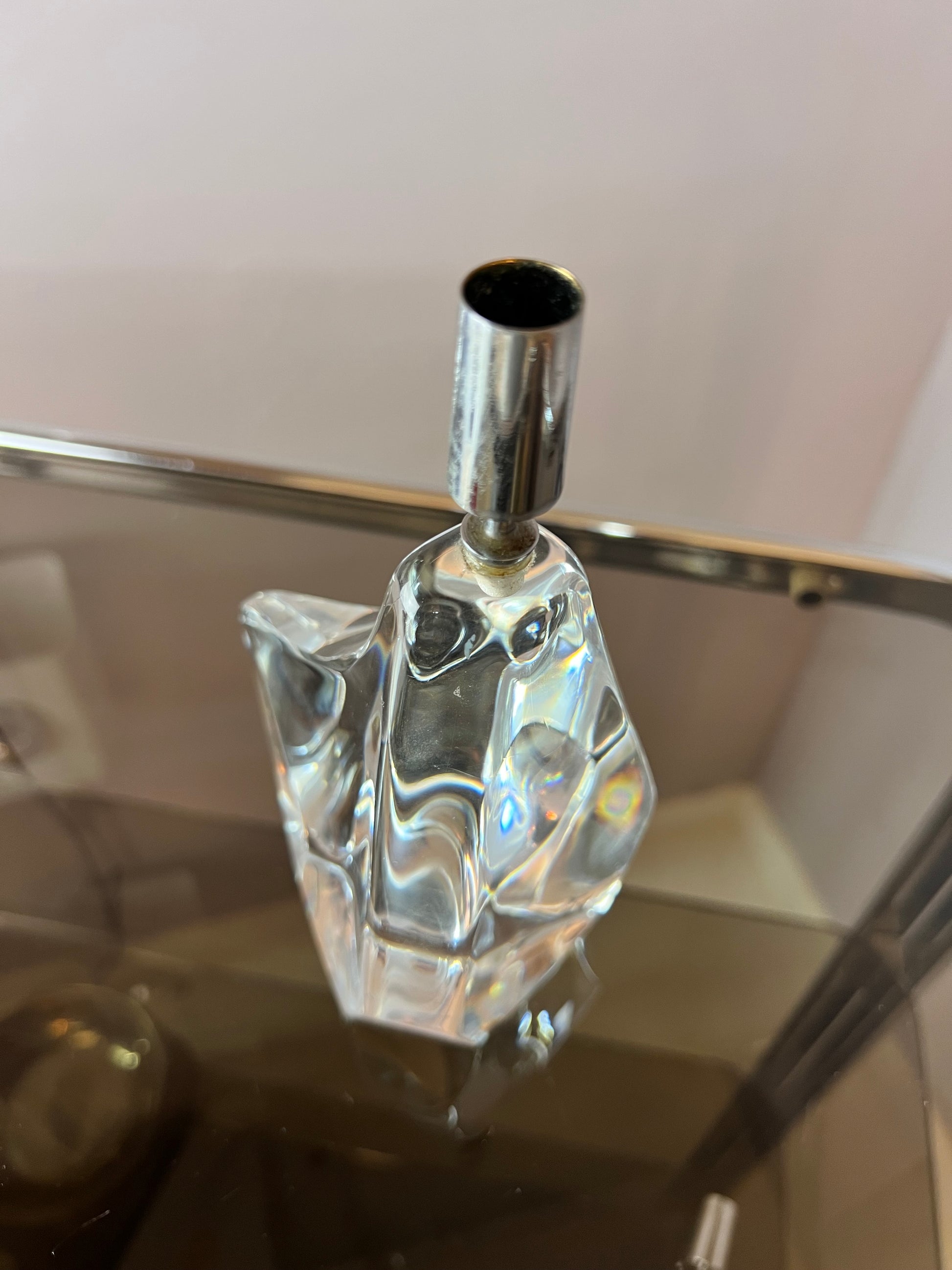 Kerzenständer Iceberg Glas von Daum Nancy