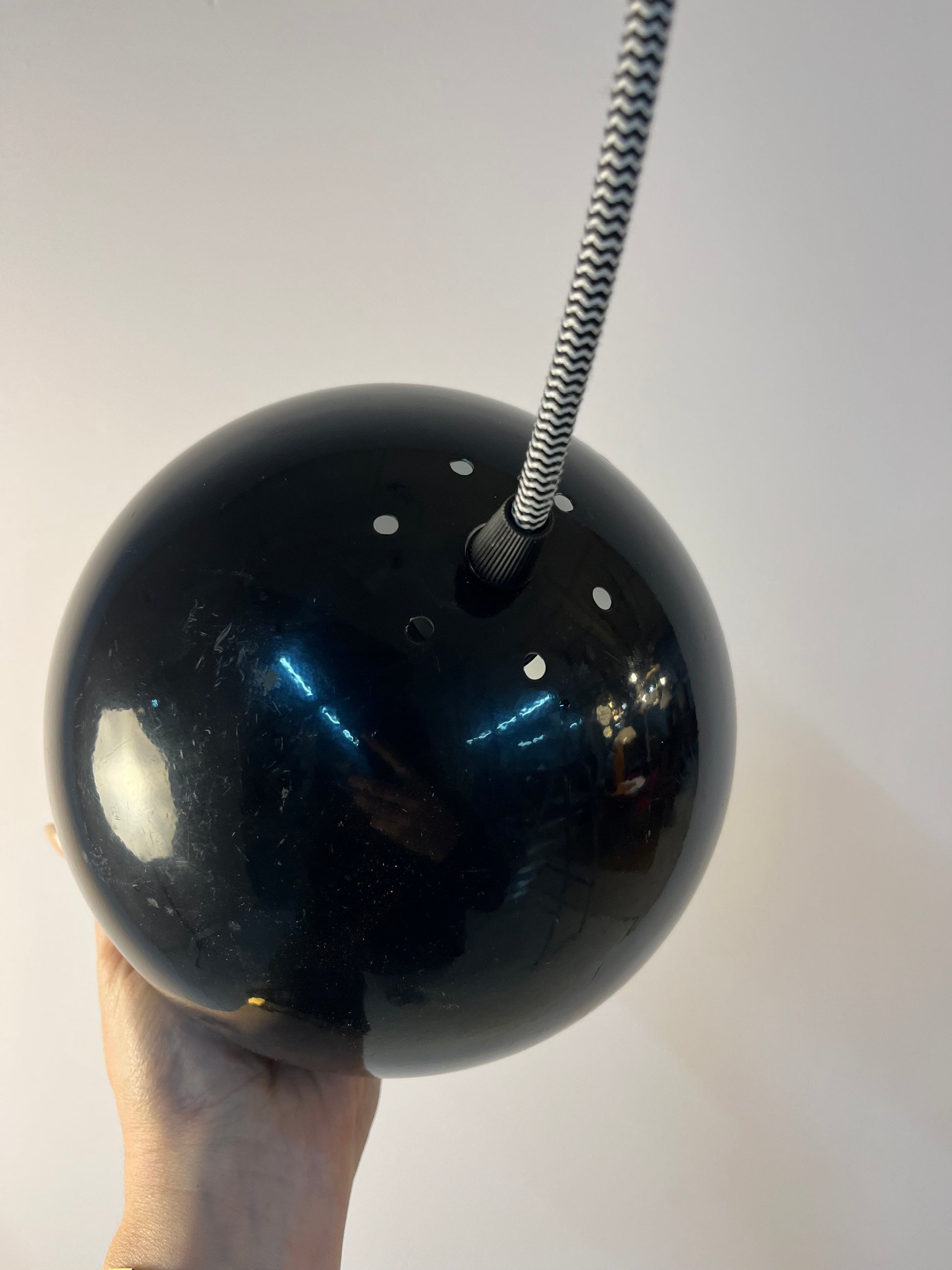 Kugellampe schwarz aus Dänemark