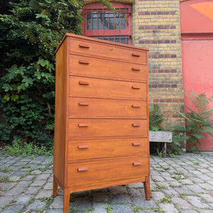 Tallboy Kommode Teak aus Dänemark
